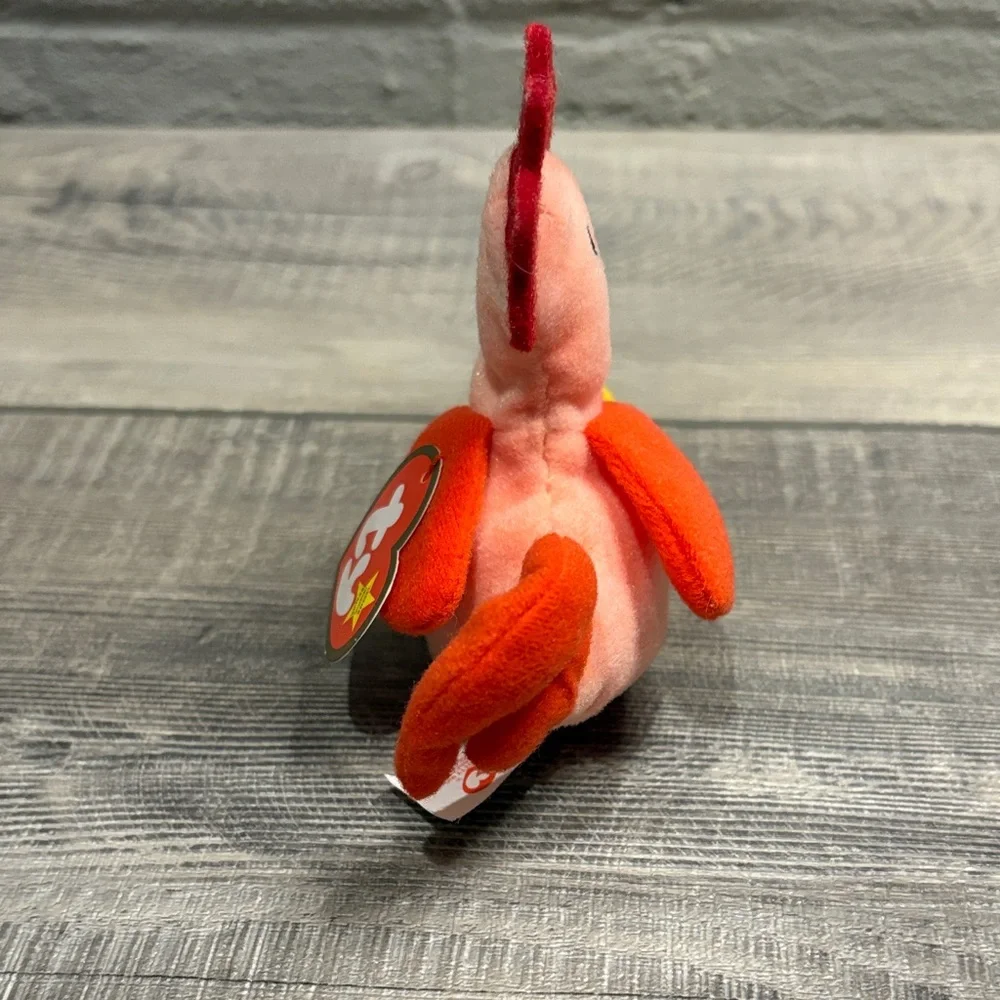 Ty 1993 Vintage Teenie Beanie Babies Strut The Rooster NWT